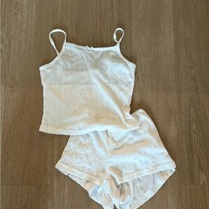 Women's White Sleepwear Set